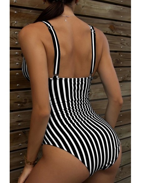 Costum de baie intreg in dungi - GlamGirl 106