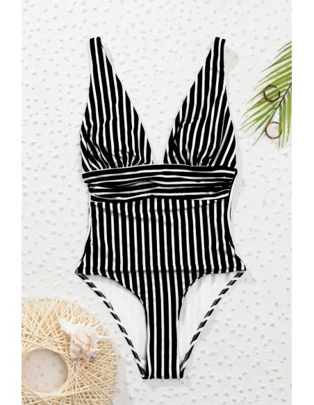Costum de baie intreg in dungi - GlamGirl 106