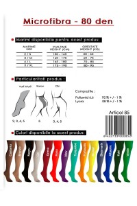 Ciorapi din microfibra 80 den - Miss Lorena 2