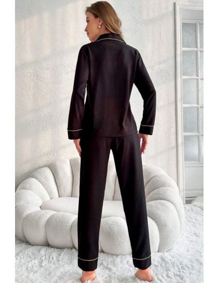 Pijama subtire, clasica si eleganta - Leopard