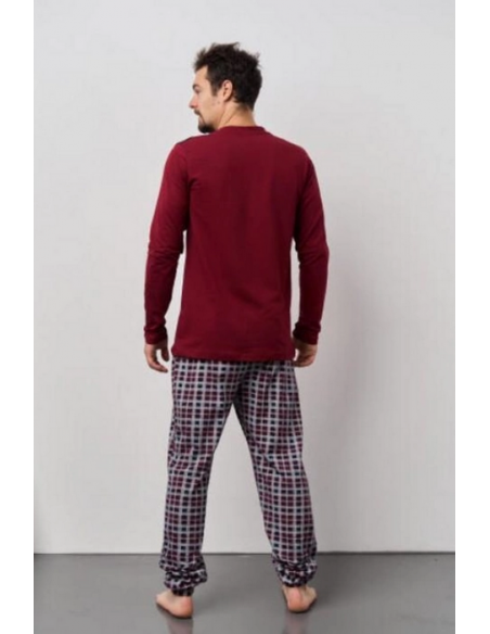 Pijama din bumbac cu pantalon si bluza -  Tom John