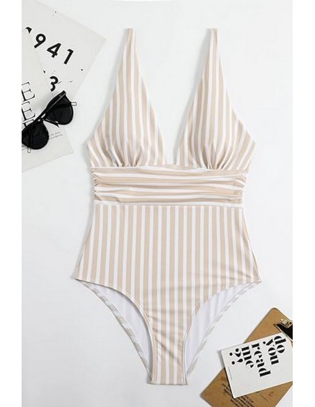Costum de baie intreg in dungi - GlamGirl 106