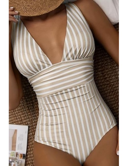 Costum de baie intreg in dungi - GlamGirl 106