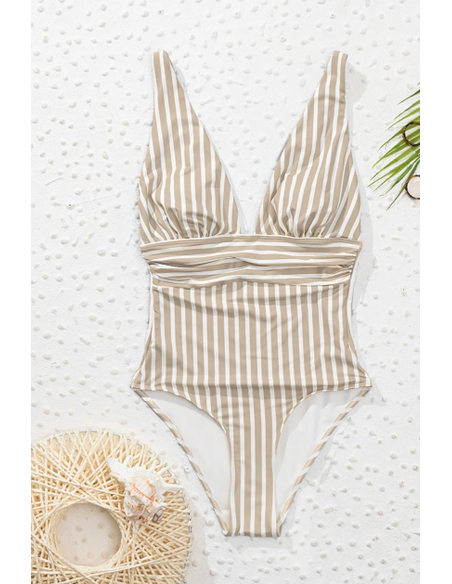 Costum de baie intreg in dungi - GlamGirl 106