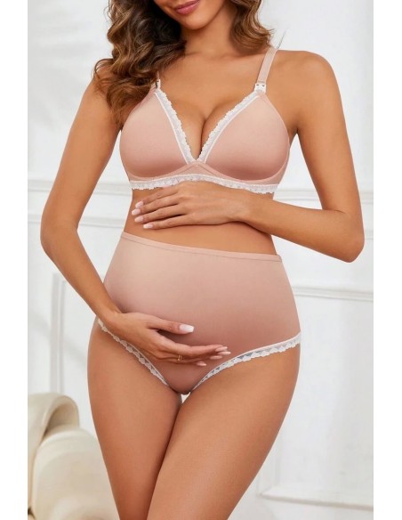 Set maternitate, cu boxeri si sutien pentru alaptare - Glamgirl