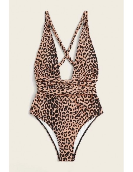Costum de baie intreg cu decolteu adanc - GlamGirl 115