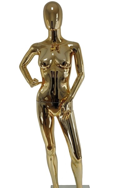 Manechin de dama din fibra de sticla , auriu FB3-2
