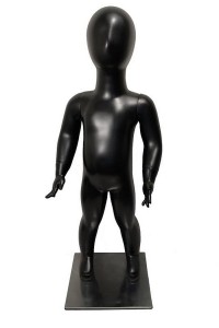 Manechin pentru copii, din fibra de sticla , negru BB-1