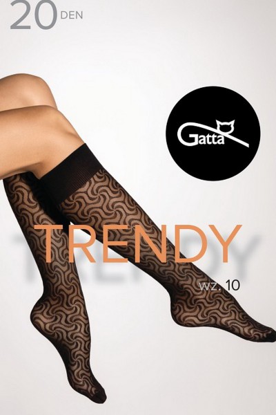 Sosete 3/4 cu model geometric - Gatta Trendy 10