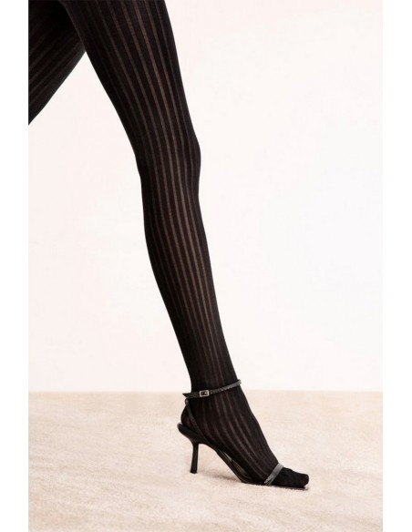 Ciorapi 40 den cu model in dungi