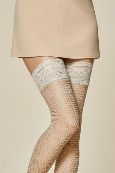 Ciorapi fini cu banda adeziva si plasa marunta - Fiore Risk