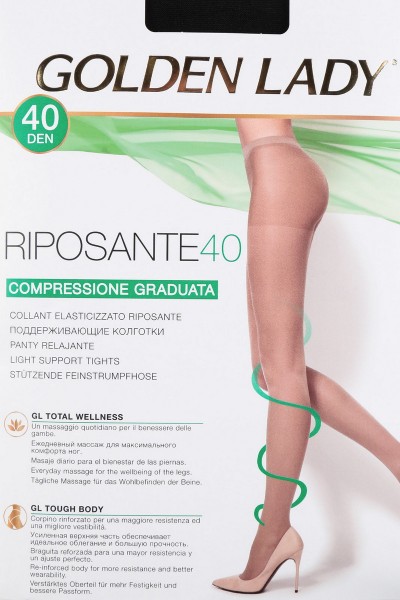 Ciorapi compresivi gradual- Golden Lady 40 den