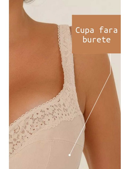 Sutien din bumbac cu sarma