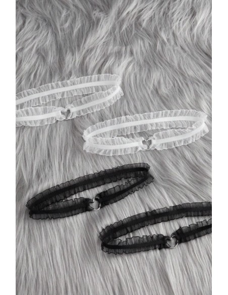Jartiere din tulle
