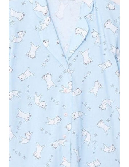 pijama cu pisici care dorm