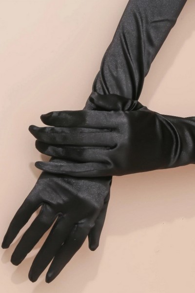 Manusi elegante 3/4 din satin