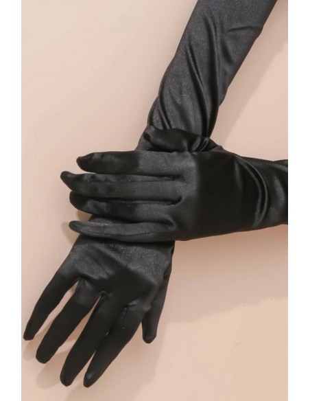 Manusi elegante 3/4 din satin