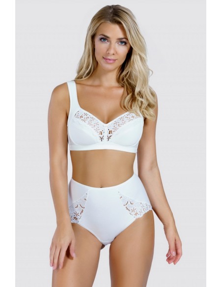 Sutien din bumbac si dantela