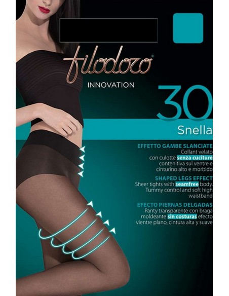 Ciorapi cu efect de subtiere - Filodoro Snella 30
