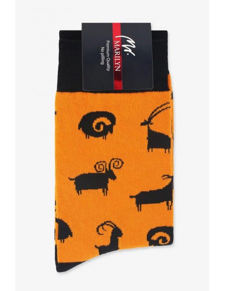 Sosete din bumbac pentru barbati cu model