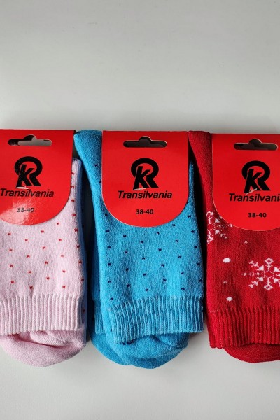 Sosete flausate dama - Transilvania INV13