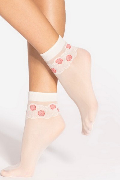 Sosete 15 den cu banda florala - Gatta Spring Vibes 10