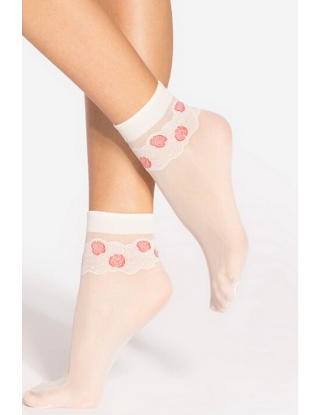 Sosete 15 den cu banda florala - Gatta Spring Vibes 10