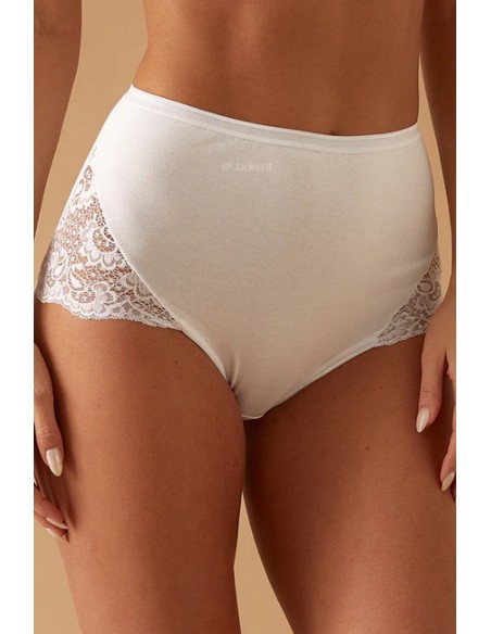 Chilot classic din bumbac cu talie inalta