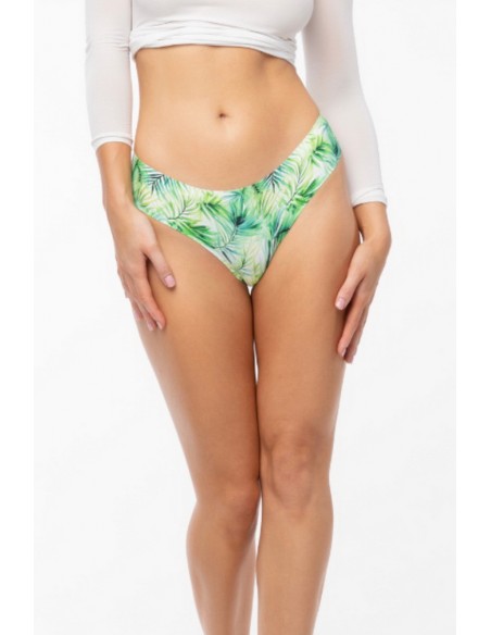 Chiloti brazilieni laser cut cu imprimeu - Julimex Exotico Simple Brasil