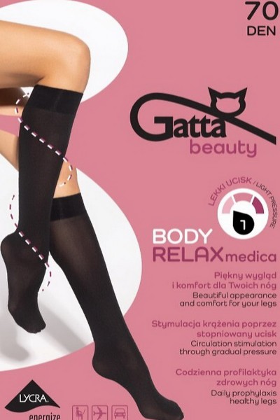 Sosete 3/4 cu actiune compresiva - Gatta Body Relax Medica 70