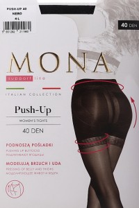 Mona Push-up 40 den - Ciorap compresiv cu chilot modelator