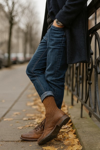 Sosete premium din lana pentru barbati