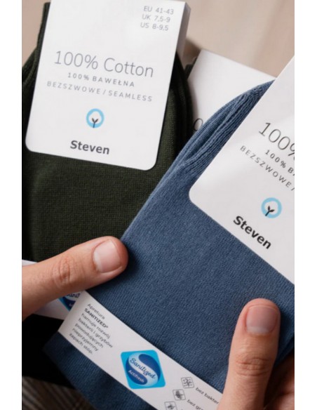 Sosete din bumbac pentru barbati - Steven Sanitized