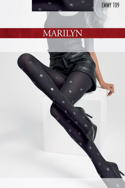 Ciorapi grosi cu buline 60 den - Marilyn Emmy T09