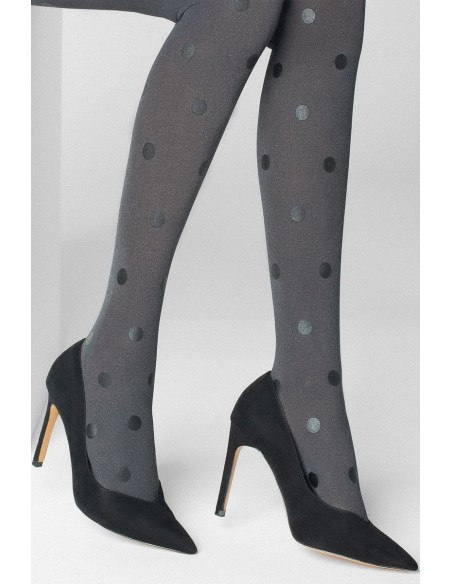 Ciorapi grosi cu buline 60 den - Marilyn Emmy T09