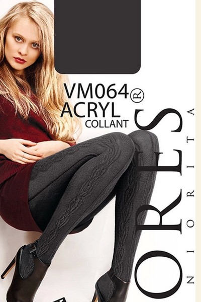 Ciorapi opaci cu model - Lores VM064 Acril