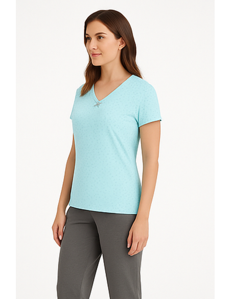 Pijama de dama, 100% bumbac