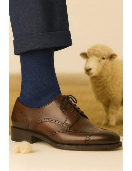 Sosete subtiri 85% lana naturala