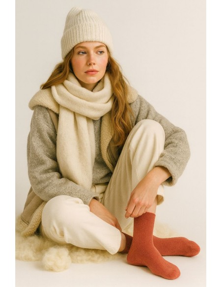 Sosete dama subtiri 85% lana naturala - Glam Milano