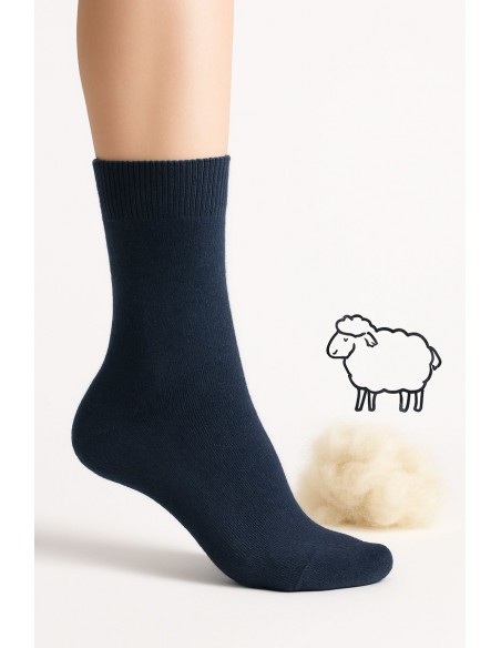 Sosete dama subtiri 85% lana naturala - Glam