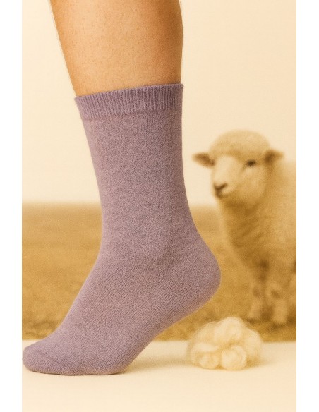 Sosete dama subtiri 85% lana