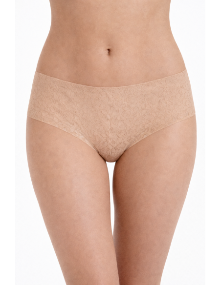 Chiloti clasici fara cusaturi cu dantela fina