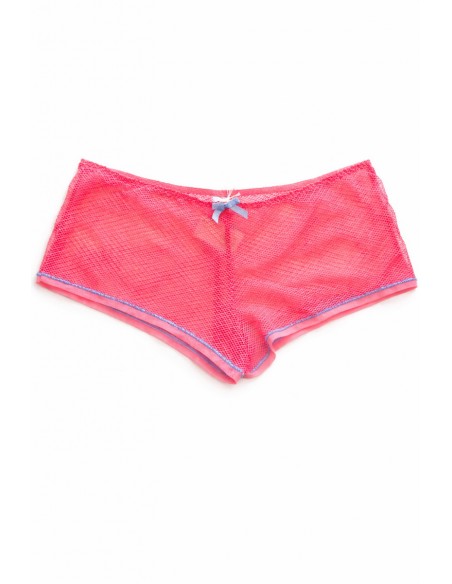 Panty din dantela perforata - Sisi Pink