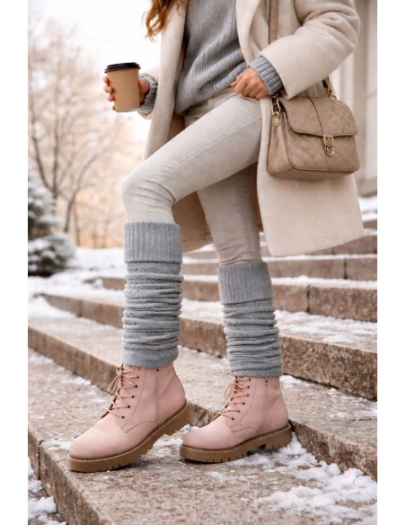 Jambiere groase din lana si acryl - Steven 095