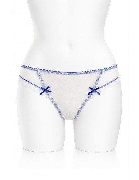 Chiloti dama din tulle alb - Sisi Azzuro