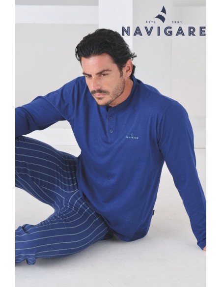 Pijamale din bumbac 100% pentru barbati - Navigare 141988