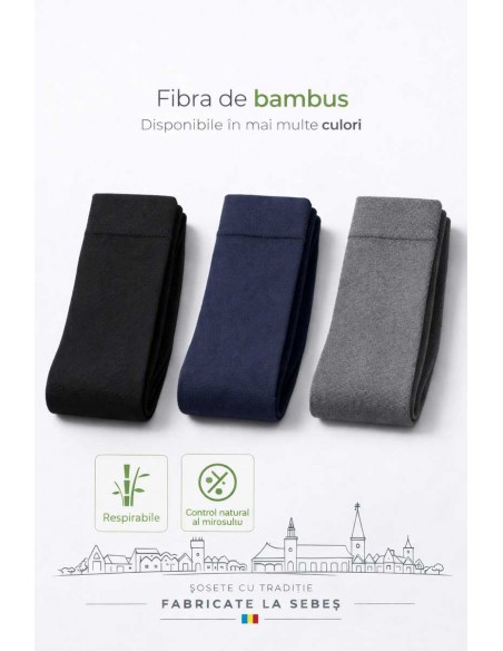 Sosete barbati din bambus pentru costum - Transilvania 100