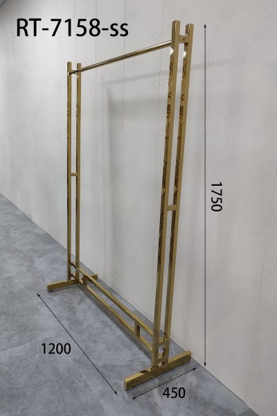 Stand auriu pentru haine Premium