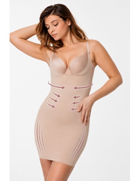 Furou modelator din microfibra cu bust decupat - Julimex 222