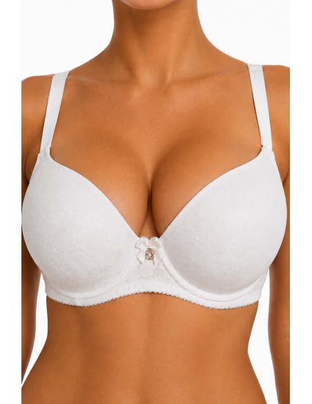 Sutien cupa intreaga cu burete subtire si bretele detasabile - Lemila 76690